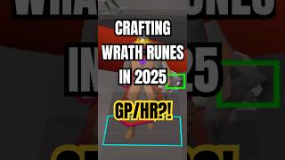 Crafting Wrath Runes | Worth It In 2025?! #oldschoolrunescape #runescape #osrs #shorts #runecraft