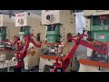 Power press punching stamping machine automatic feeder feeding robot arm