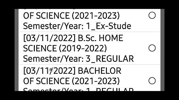 FIRST SEMESTER ND YEAR RESULTS ANNOUNCED BY SRI DEV SUMAN UTTRAKHAND UNIVERSITY FOR BSC ND BSC HS