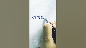 minimum italic calligraphy #writing #handwriting #learn #satisfying #viralshorts #viral