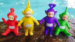 TELETUBBIES TOYS Swimming in the POOL!