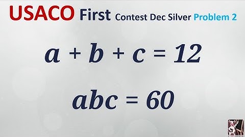USACO Silver December First Contest 2024 2023 2022 Problems 2 Solutions Course Walkthrough Training