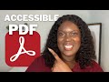 Easy Guide to Making PDFs Accessible with Adobe Acrobat 📄