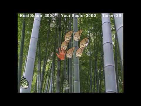 Python + Pygameのミニゲーム第二弾『たけのこ狩り』mini-game "Bamboo Shoot Harvesting"