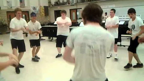 Band doing gangnam style Part 1
