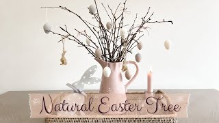 Natural Easter Tree Decorating ~ Spring Vlog ~Twig Easter Tree with Eggs ~ Floralie ~ Silent