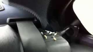 BMW E46 C Pillar installed 3M Di-noc wrap