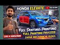 Honda Elevate Left Side Door Painting | Full Denting &amp; Painting Process | Zafar Mechanical Vlogs