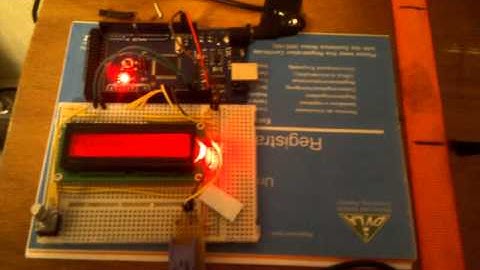 Arduino PS2 mouse lcd measuring