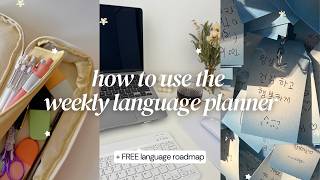 Weekly Language Planner Tutorial Google Sheets