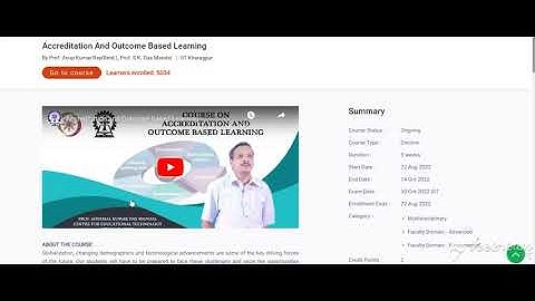 💥WEEK 3💥ACCREDITATION AND OUTCOME BASED LEARNING ASSIGNMENT SOLUTION💥💥