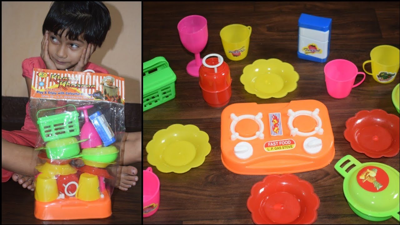 NEW KITCHEN PLAY SET kitchen set for kids unboxing and review