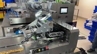 Three Servo Motors Manually Feed Flow Packing Machinejy-Zb400