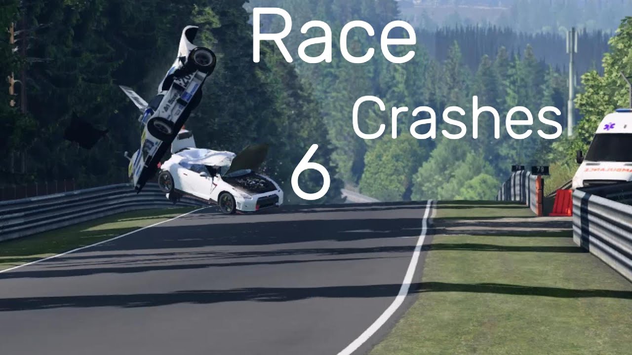 BeamNG Race Crashes 6 - YouTube