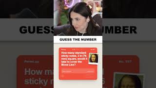 How many sticky notes does it take to cover the Mona Lisa?