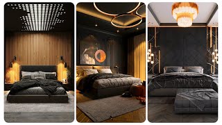 Modern & Inspiring Black Luxury Bedroom Design Ideas | Dark & Dreamy Bedroom Decor | Home Interior