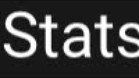 ‘Stats for nerds”. 🤓