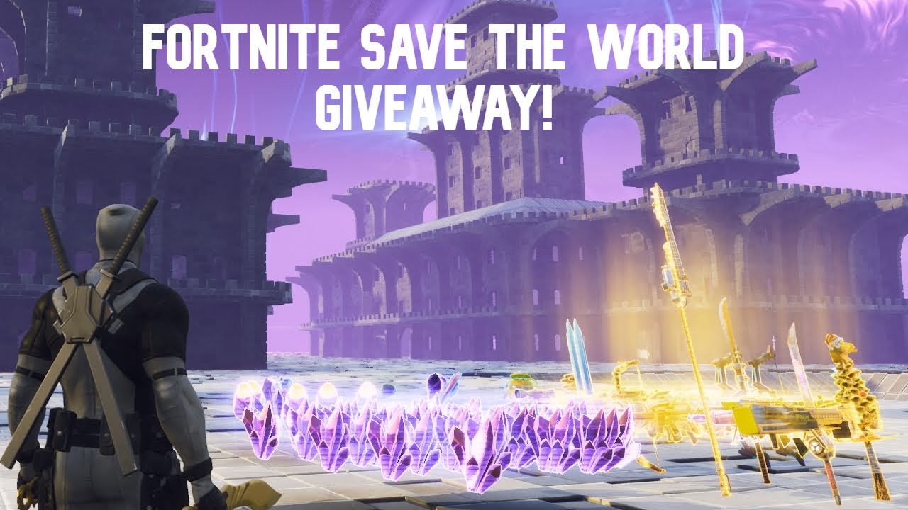Fortnite Save The World Giveaway 130s And Moddeds Giveaway Fortnite Free Stw Youtube