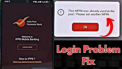 How to Fix IPPB Login Problem: 