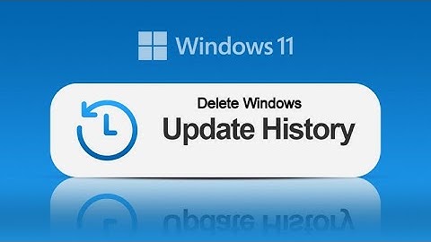 CLEAR WINDOWS UPDATE HISTORY in seconds