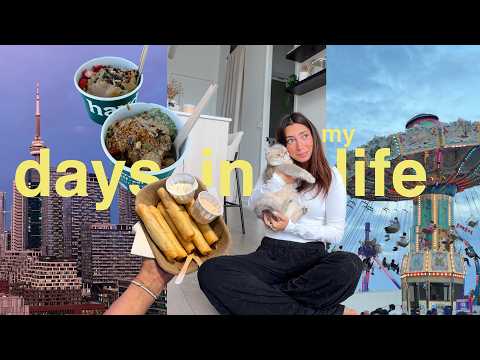days in my life | a proposal 💍, old friends, cat sitting, etc!