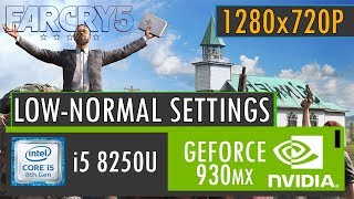 Asus A442UR | i5 8250U + 930MX + RAM 8GB | Far Cry 5 - Low & Medium Settings - 720p