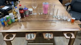 Wyrmwood Modular Game Table: Cup Holder Fit Tests