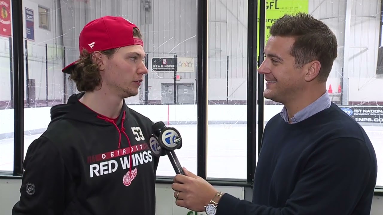 Red Wings' sources of hope: Moritz Seider and Lucas Raymond