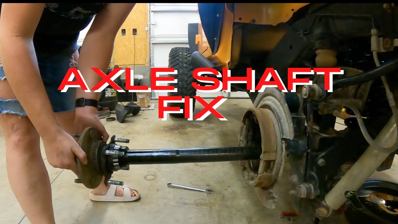 I Broke it Now I have to Fix it /JK Dana 44 Axle Shaft Fix YouTube