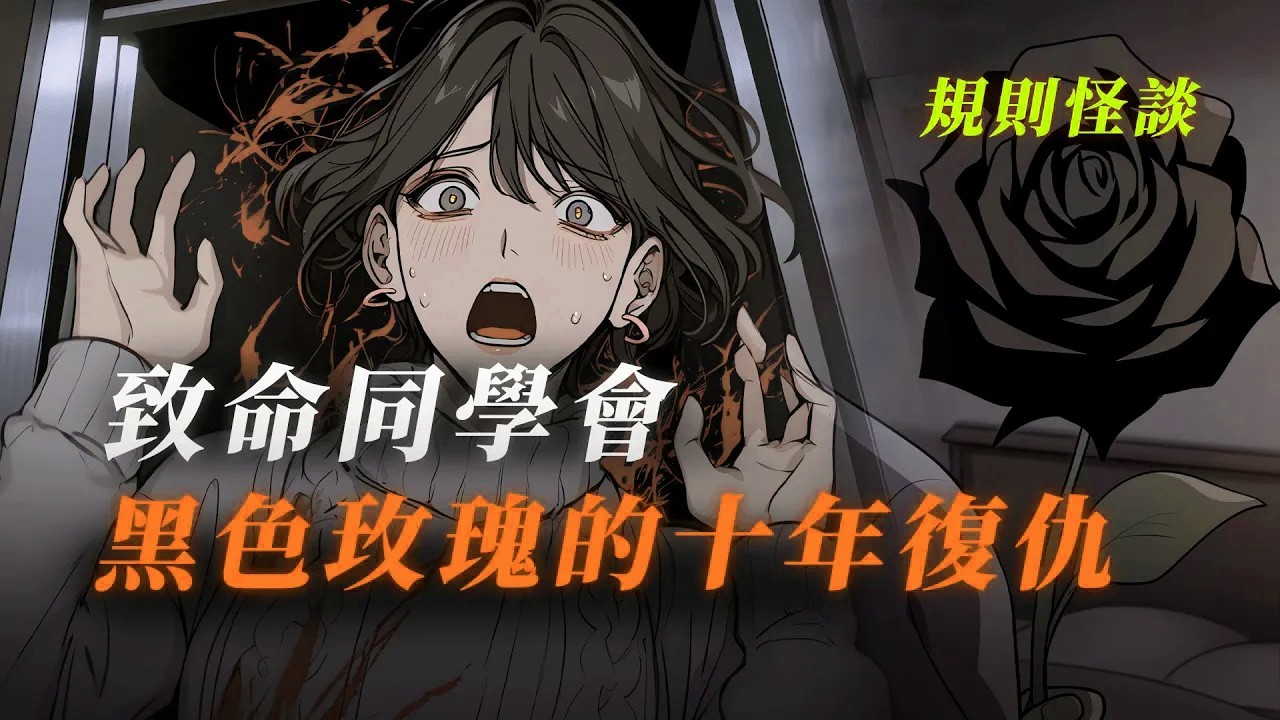 規則怪談丨同學聚會規則：1 帶上黑色玫瑰出席 2 不可以說謊 3 弄丟玫瑰花的人會死 4       一口氣看完丨有聲小說丨原創動畫丨已完结