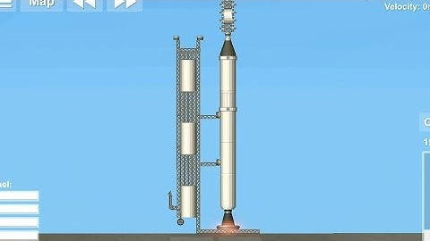Working launch tower and lanch escape system | Spaceflight simulator