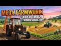 Mega farmwork european countryside timelapse Farming simulator