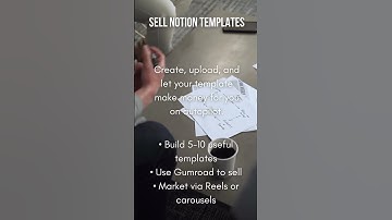 Sell notion template with your smartphone