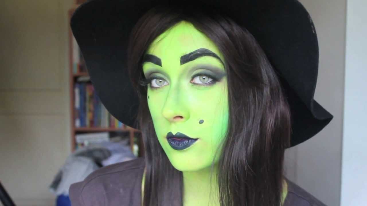 One Sexy Wicked Witch All Hallows Eve Make Up Tutorial YouTube