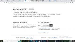 Access denied | Error code1020 | Fix Error 1020 website