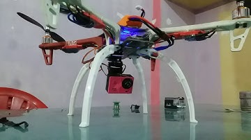 Servo Gimbal Test Using Multiwii With AUX Mix Controlling