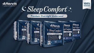 Attends Sleep Comfort Premium Overnight Underwear