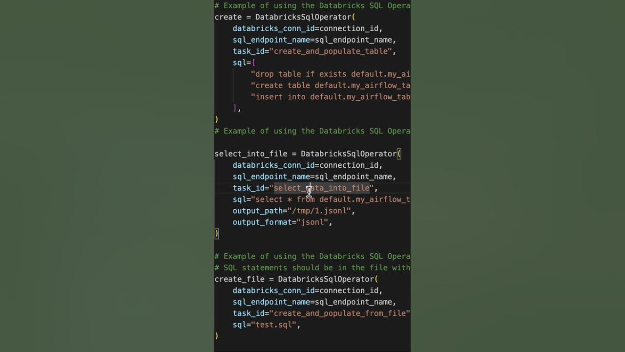 How to Execute SQL Commands in Databricks using Airflow! - YouTube