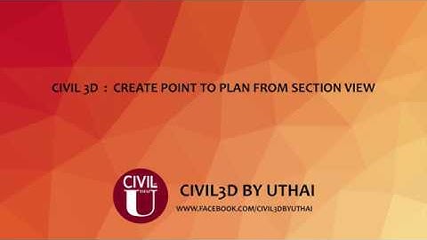 Civil 3D : V3Tools Create Point to Plan from Section View