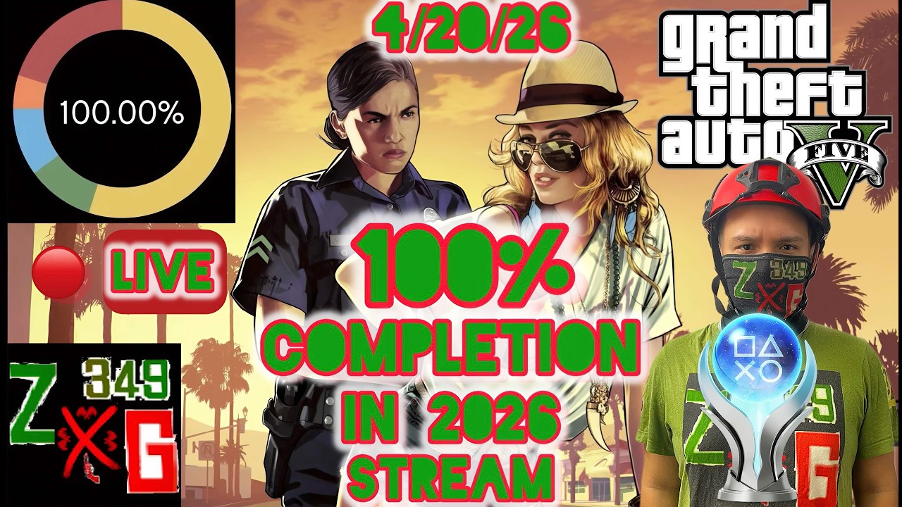 GTA 5 100 Completion In 2026 Stream Lets Get The GTA 5 Platinum 