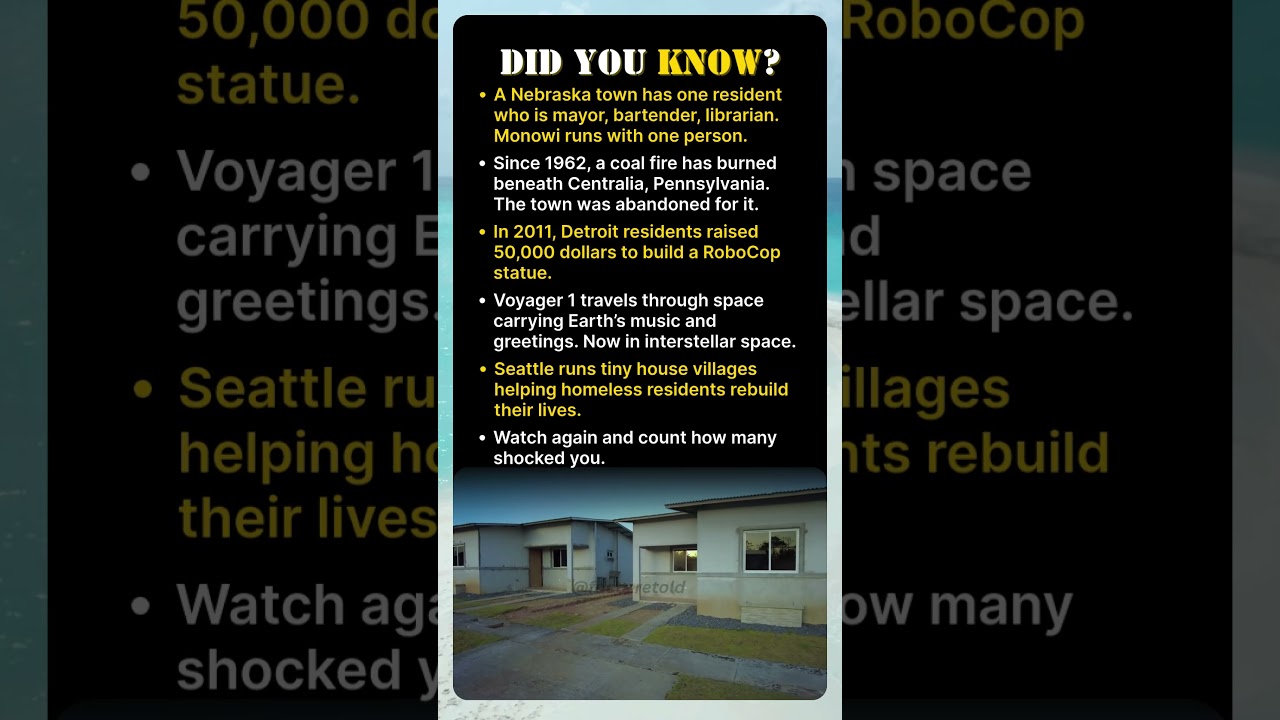 One Person Runs This Whole Town