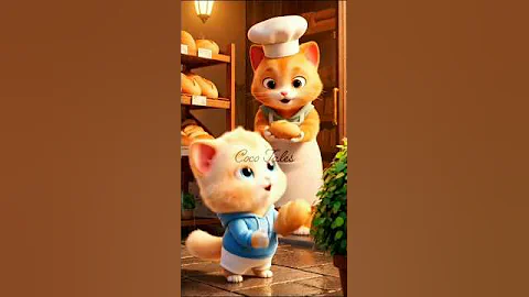 Hungry Kitten’s Kind Heart 🍞💔 A Tearful Story of Kindness & Hope 🐾 #inspirekindness #cocotales#meow