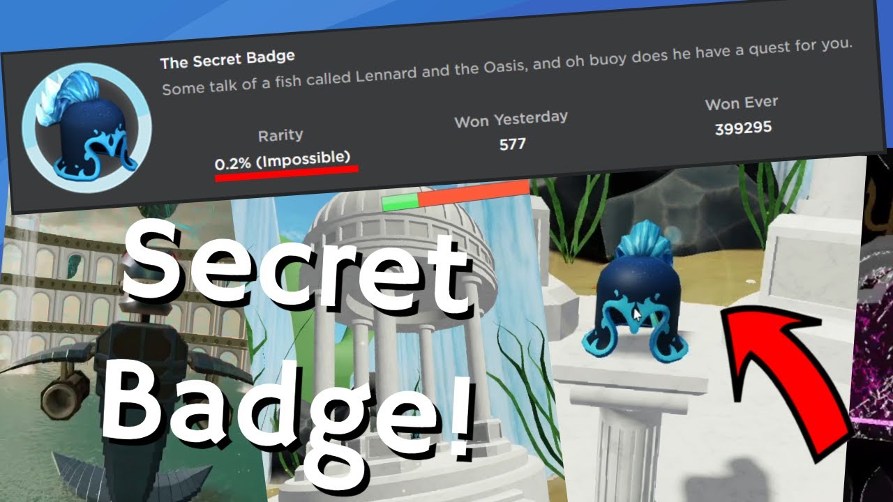 How to get the SECRET Badge in Sharkbite! (0.2 Impossible Badge