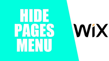 How to Hide Pages in Menu Bar on Wix Website