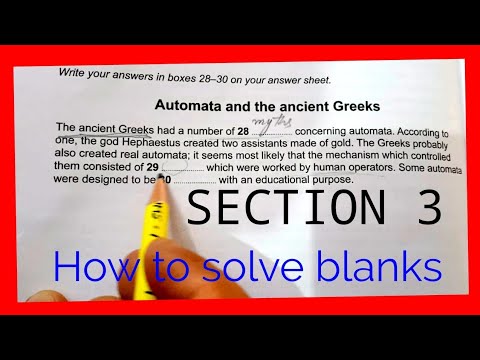 IELTS READING | HOW TO SOLVE BLANKS | GT