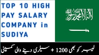 top 10 higher salary's paying company in saudi arabia | most popular company in Saudiya | #100pinfo
