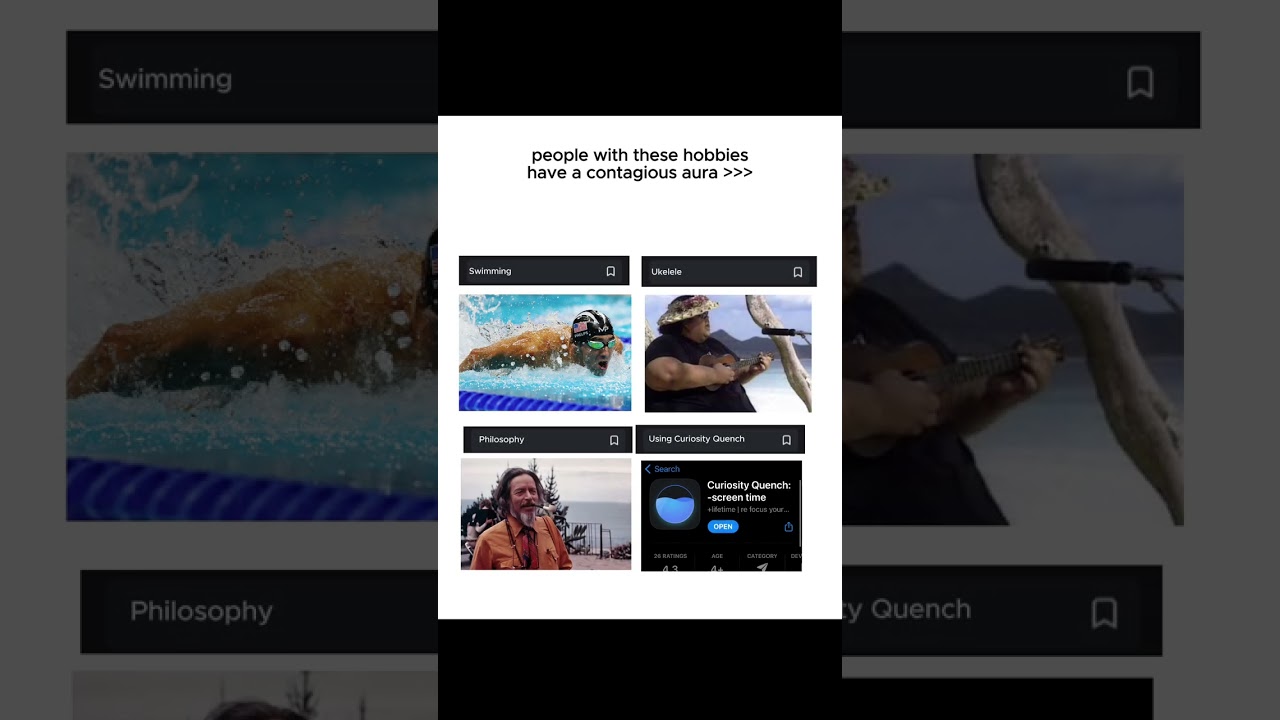 Use our app "Curiosity Quench" and do all of these hobbies today!!! YES REALLY