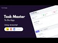 ✅ TaskMaster To‑Do App Tutorial – HTML/CSS/JS (+ Tailwind)