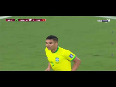 Casemiro Scored A late Banger || Brazil's winning goal against Switzerland || Brazil VS Switzerland