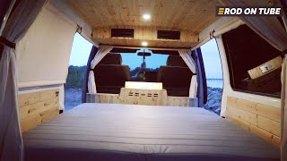 Hiace LH109 Camper Van มินิมอล เรียบง่าย นอนสบายด้วยเตียง IKEA - Rod On Tube